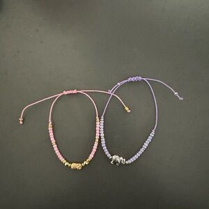 2 bracelets